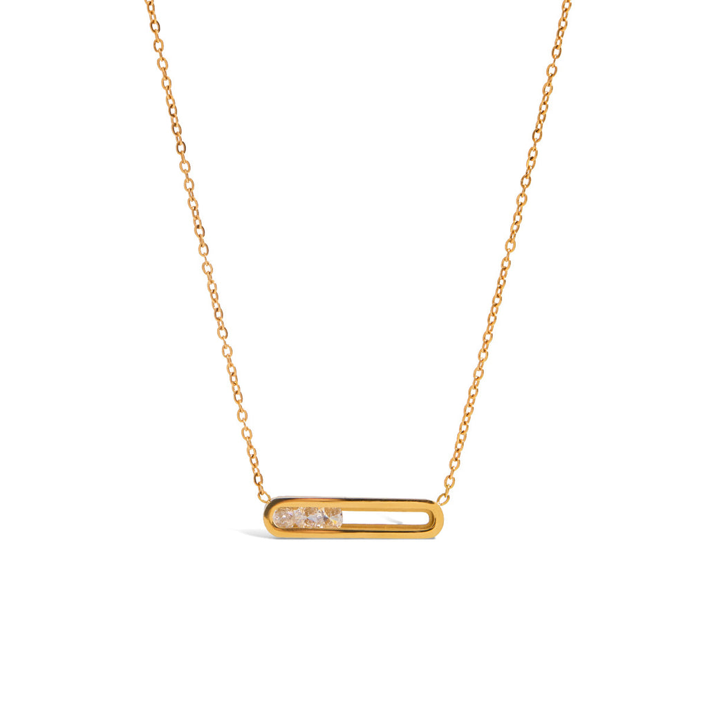 Halo Bar Necklace
