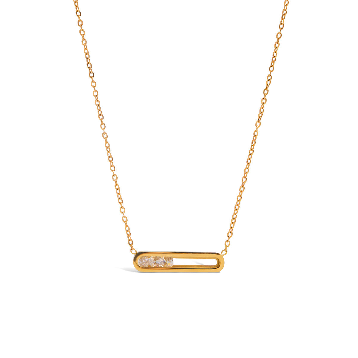 Halo Bar Necklace